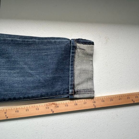 Brina & Em Cropped Capri Blue Denim Jeans Women's Sz 6 - Picture 12 of 12